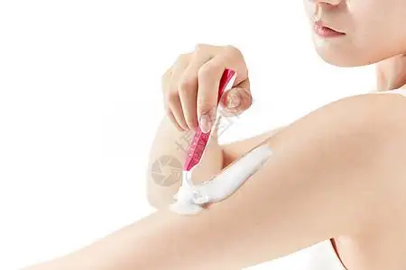女性脱毛手臂脱毛图片素材