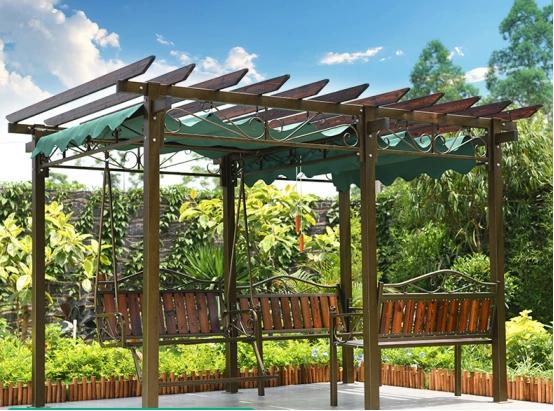 20款花园凉亭设计效果图片,装上花园凉亭,隔壁邻居都羡慕哭了