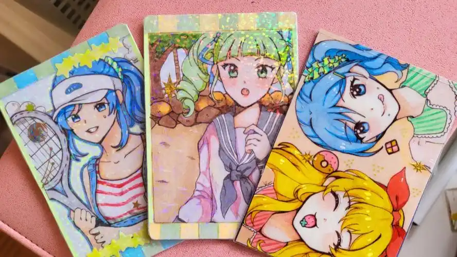 偶像活动夏季限定自制卡抽