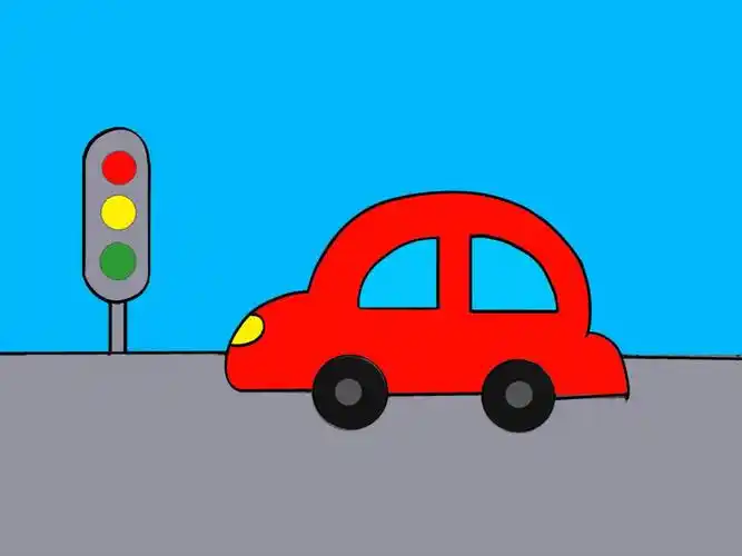 幼儿园交通安全绘画