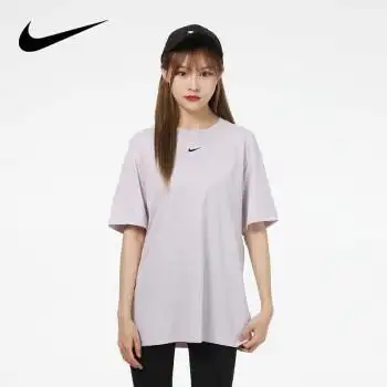 nike耐克短袖女装t恤2022夏季新款圆领休闲跑步运动服dh4256511主图款