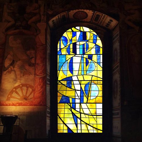 玻璃贴 卫生间 欧式_欧式彩色磨砂玻璃膜静电无胶免胶自粘美式教堂