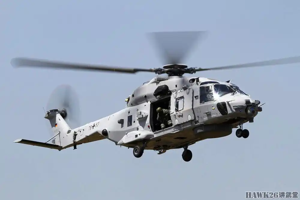 德国晒新近服役的nh-90"海狮"多用途直升机 即将配备新锐战舰