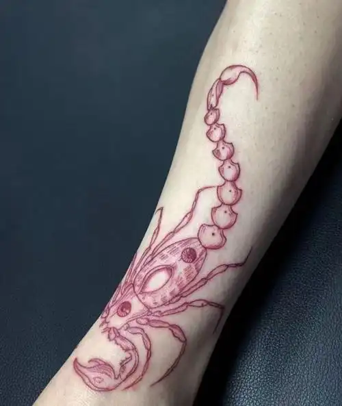 最新蝎子纹身图案大全潮流蝎子纹身图案5