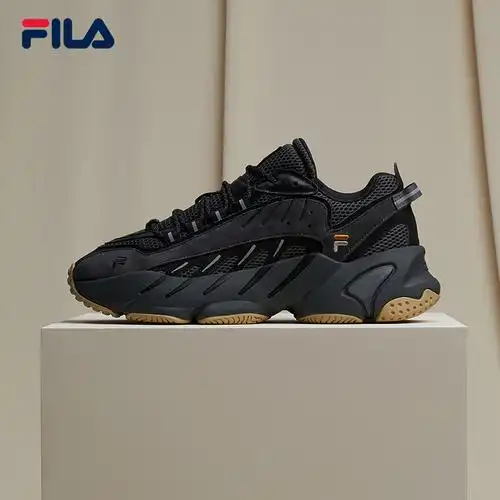 filafusion斐乐ade黑色老爹鞋男秋季2021新款运动休闲鞋