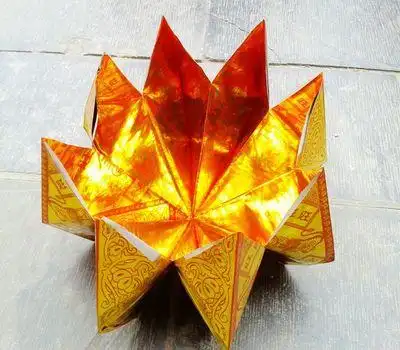 莲花座折纸大全图解