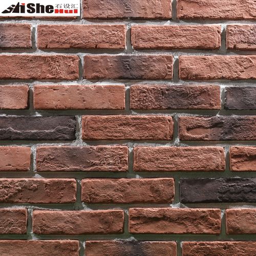 石设汇(shishehui) 红砖墙砖文化砖仿古外墙砖客厅电视背景墙仿古乡村