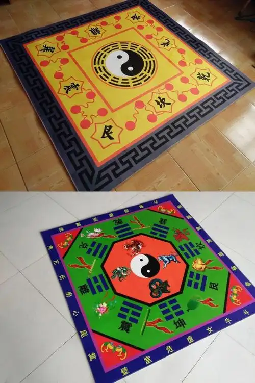 6米太极八卦罡毯/罡毯八卦毯八卦地毯道教用品法事踏罡单打印2022新品