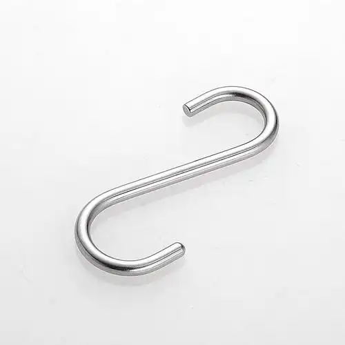 304不锈钢s型挂钩s勾s钩子 可移动 直径16-21mm杆子配件 套装