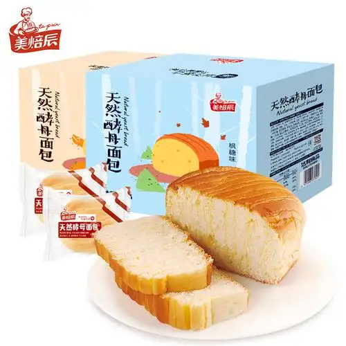 【杨紫黄磊】达利园美焙辰整箱天然酵母手撕面包营养早餐网红点心