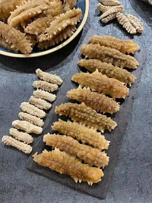 经济实惠的非洲野生白刺参,干货一斤泡发八斤,口感q弹爽口好吃