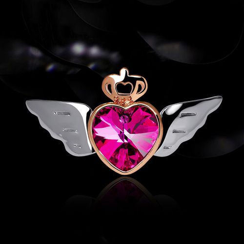 次元姬动漫周边 百变小樱童年动画 桃心翅膀皇冠胸章胸针别针d060