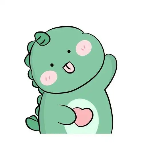 可爱超萌小恐龙头像图片
