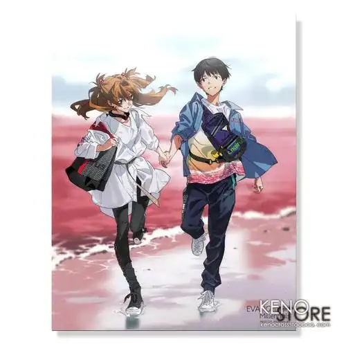 可订radioeva新世纪福音战士明日香真室内装饰版画动漫挂件