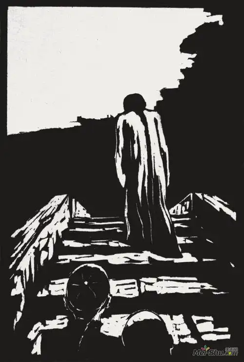 狂人日记之三赵延年版画艺术作品