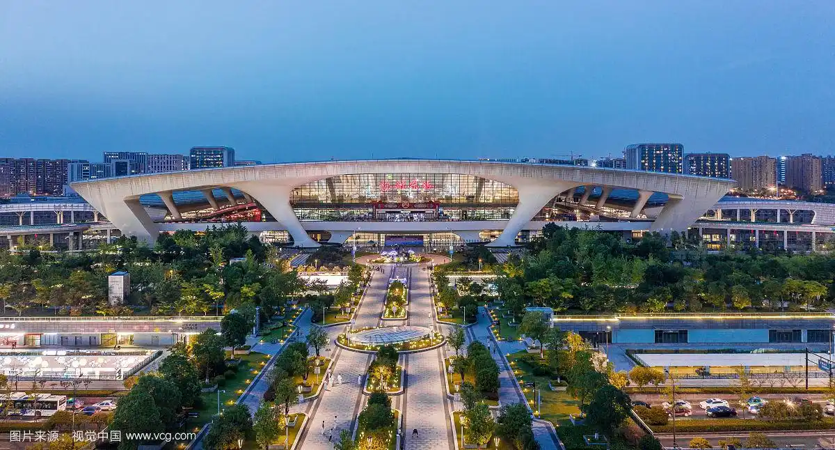 杭州火车东站风光