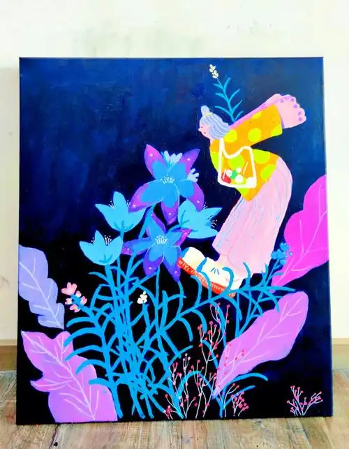 丙烯颜料大作品1