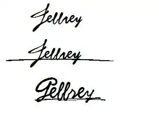 我的英文名是jeffrey 请帮忙设计个性签名