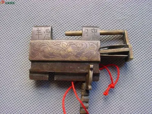 清晚民国将军下马锁一整套