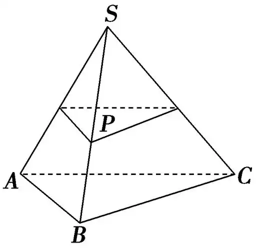 解析:由题意知,当点p在三棱锥的中截面以下时,满足vp02abc vs02