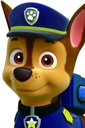 汪汪队生日标签图片297x210cdr矢量模版下载