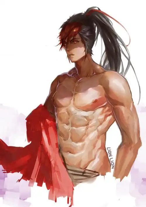 源博雅|strength狮的阴阳师插画图片