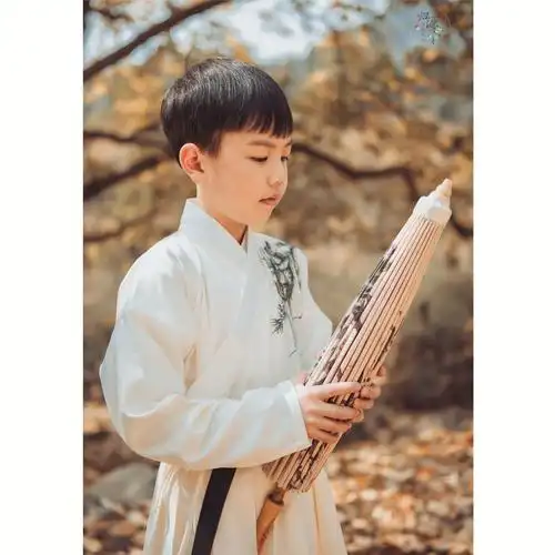 苍穹原创传统汉服归源童装曳撒男童小孩古装唐装