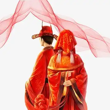 古风情侣成亲的场景(1500x1500)psdpng情侣接吻矢量图(1939x1902)eps