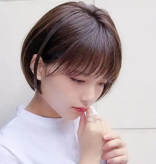 2022减龄发型短发圆脸图片,圆脸女孩的福利来了