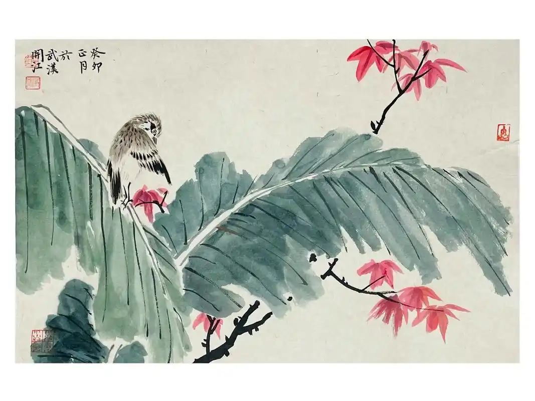 中国画写意花鸟.中国画写意花鸟,你喜欢哪一幅?#一起学画画 - 抖音