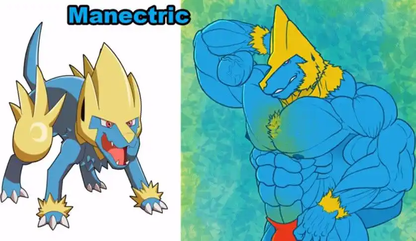 当这些神奇宝贝都变成肌肉男网友小智的皮卡丘有点辣眼睛