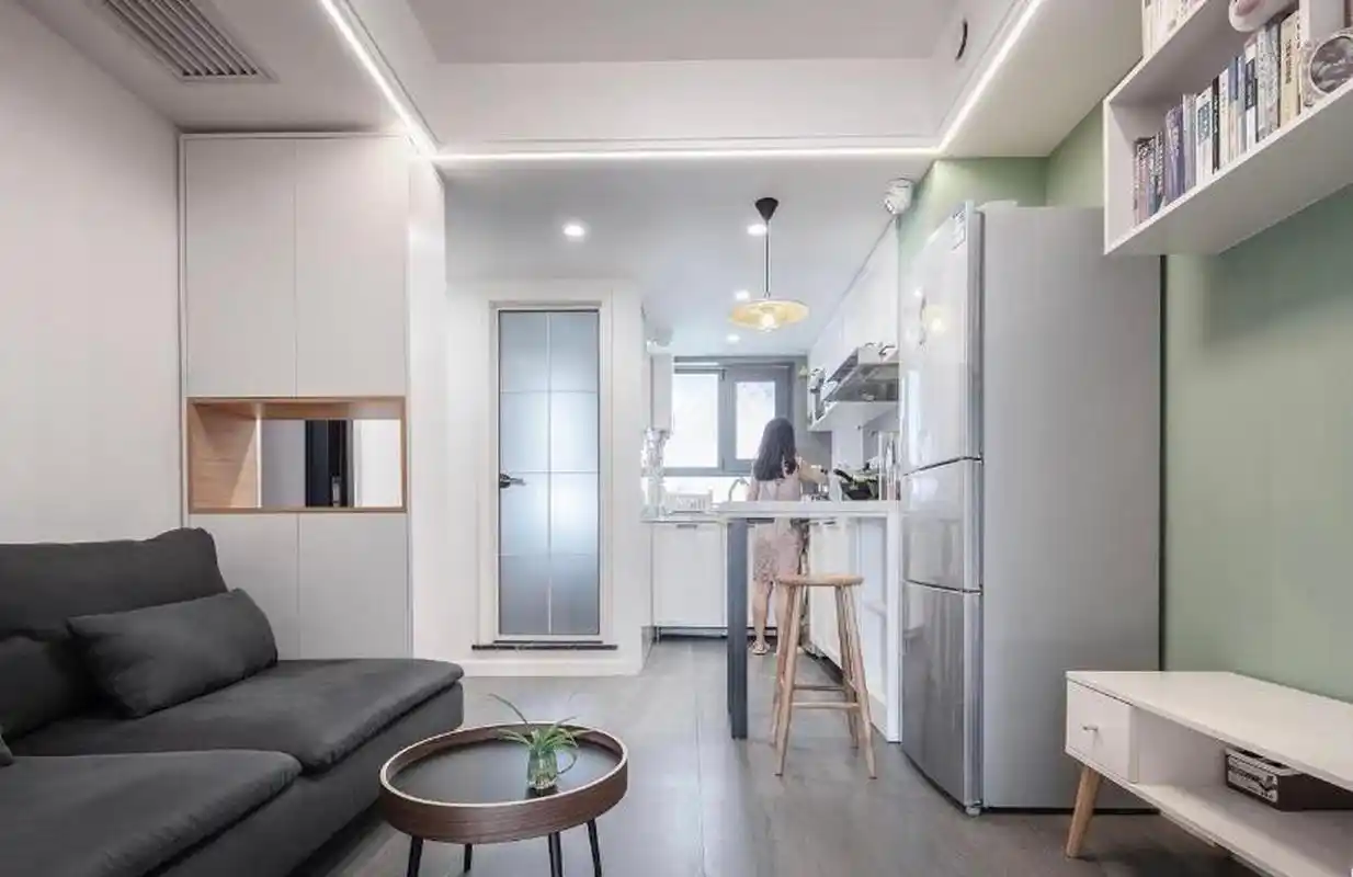 45平两室一厅的小户型装修  [泡泡枪]为了功能的进一步优化完善,空间