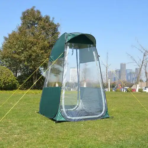 户外单人防疫临时隔离点小帐篷布小区全封闭雨棚隔离房室疫情防控