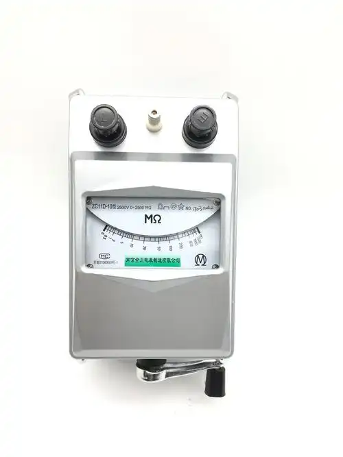 南京金川兆欧表 2500v2500Ω 铝壳绝缘电阻表 电阻测试仪zc11d-10