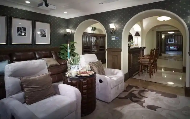 戴昆作品公众号 #样板间案例 美式 杭州戴昆郡原列岛别墅样板