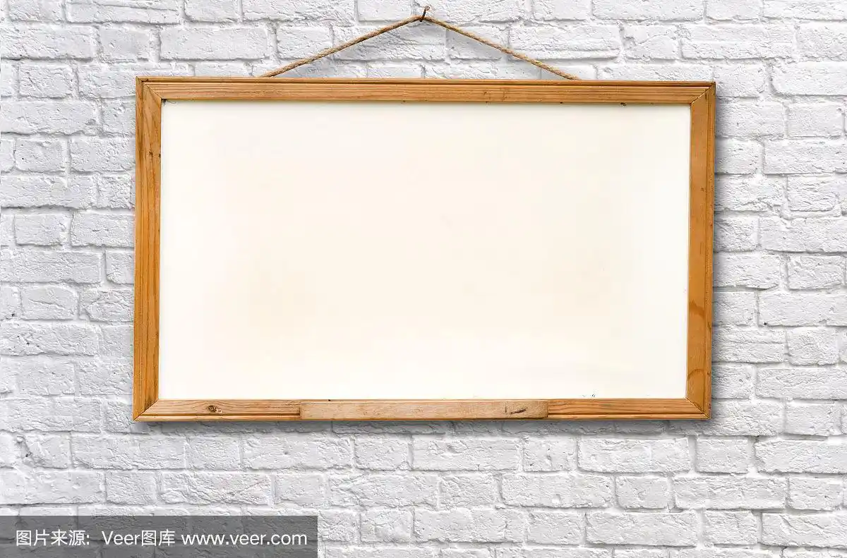 白板,留白,褐色,水平画幅,墙