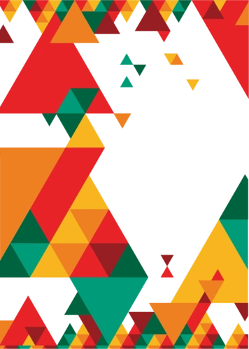 红黄绿几何形状背景图片