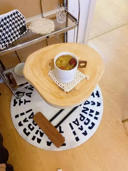 抄作业来的自制diy边几实木小桌子