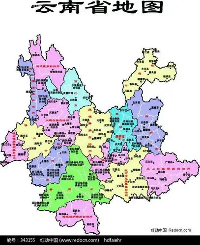 云南省地图