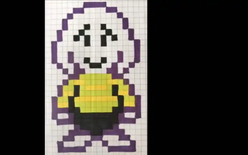 [undertale] 小羊的像素图(完整版)