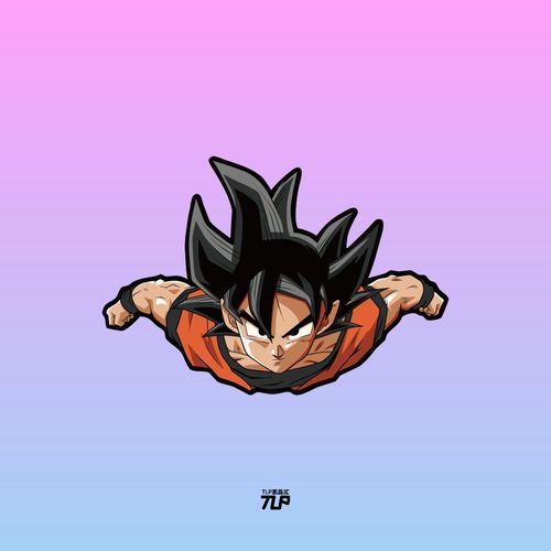 tlp反光车贴七龙珠孙悟空赛亚动漫日漫贴纸汽车汽车装饰贴