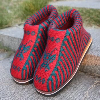 毛线棉鞋蝴蝶图案大全