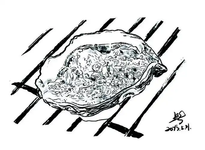 常尝炭烤蛎子鲜 - 青岛财经日报