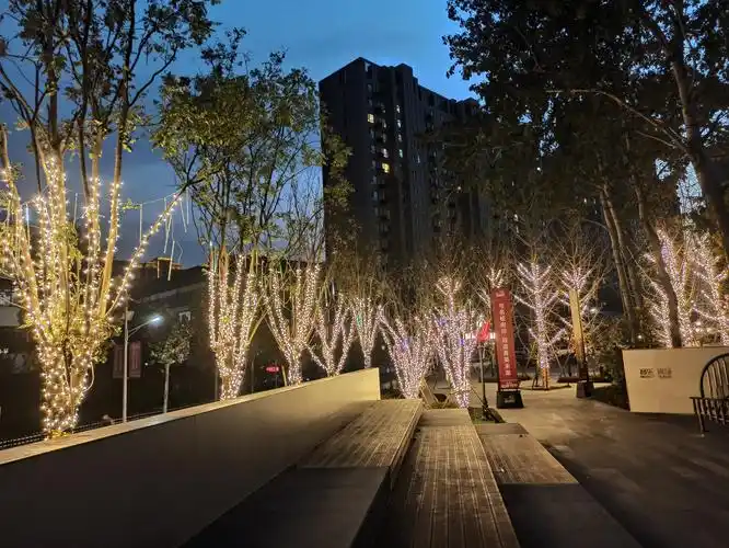 福美健康城树体亮化