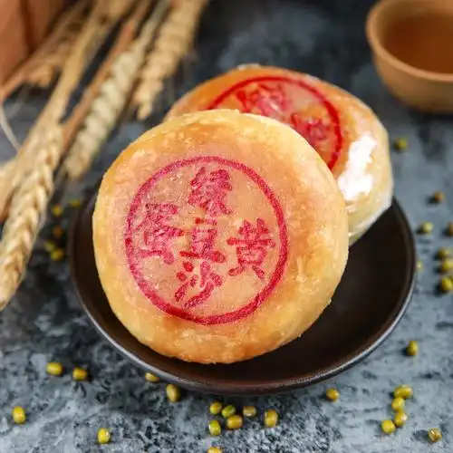 潮汕特产手工酥皮朥饼潮式黑豆沙绿豆沙蛋黄汕头喜饼中秋月饼礼盒