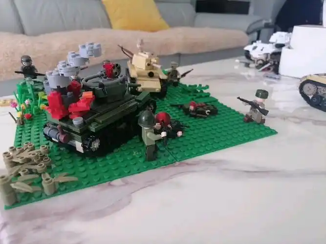 乐高二战巴巴罗萨场景moc
