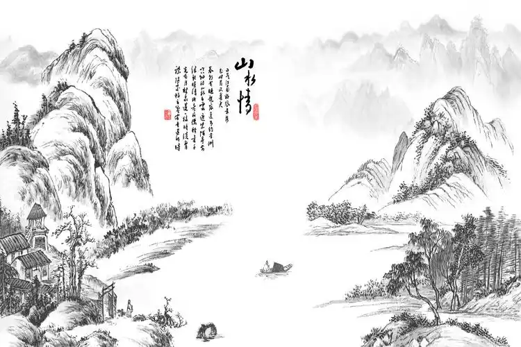 dx1345水墨山水情商品价格:面议类型:背景墙本店分类:背景墙-中式规格