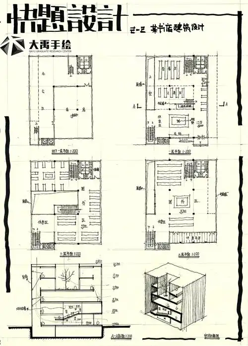 大禹手绘建筑快题欣赏合辑