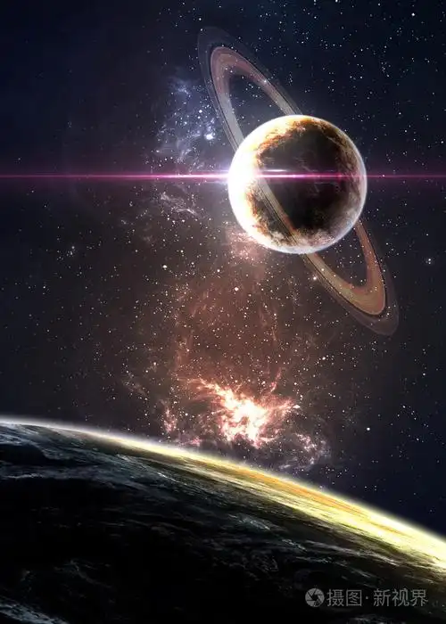 行星在太空中的星云照片-正版商用图片0f1bx3-摄图新视界