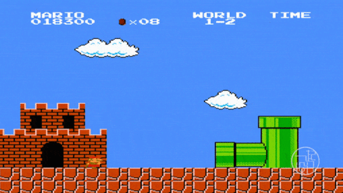 是为了呼应游戏中的场景,穿过这段管道,你就从现实来到了马里奥的世界